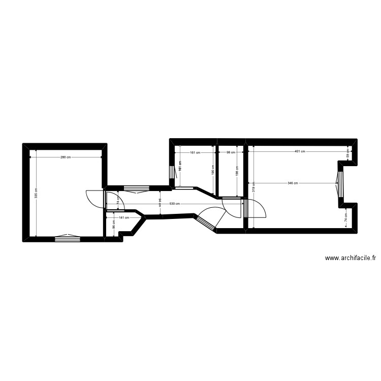 PLAN   EXISTANT. Plan de 0 pièce et 0 m2