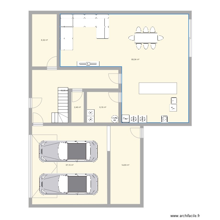 Version 1. Plan de 0 pièce et 0 m2