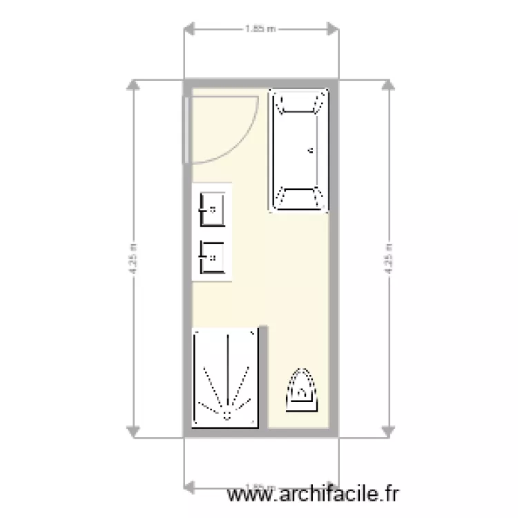 SDBEtage1. Plan de 