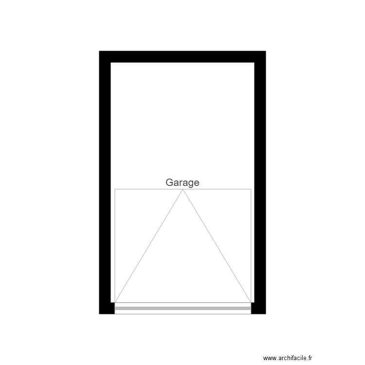 Garage. Plan de 0 pièce et 0 m2