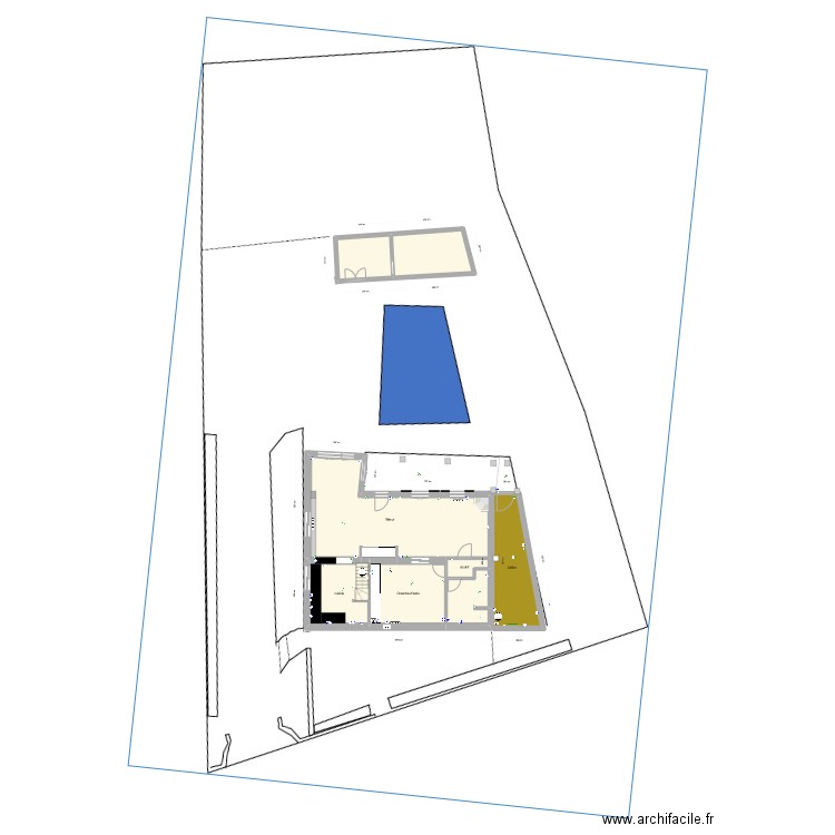 plan électrique. Plan de 20 pièces et 274 m2