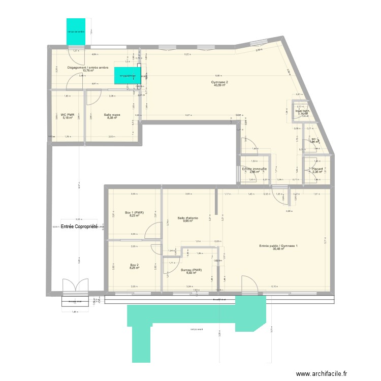 cab kiné capelette. Plan de 0 pièce et 0 m2