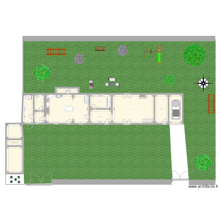 casa le ranger et jardin. Plan de 0 pièce et 0 m2