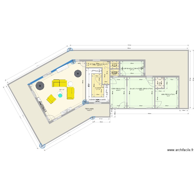 PLAN TRAVAUX  5. Plan de 0 pièce et 0 m2