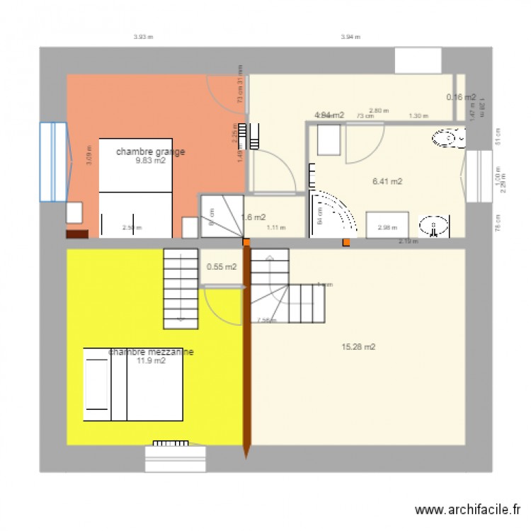 grange V43 du 10 mai . Plan de 0 pièce et 0 m2