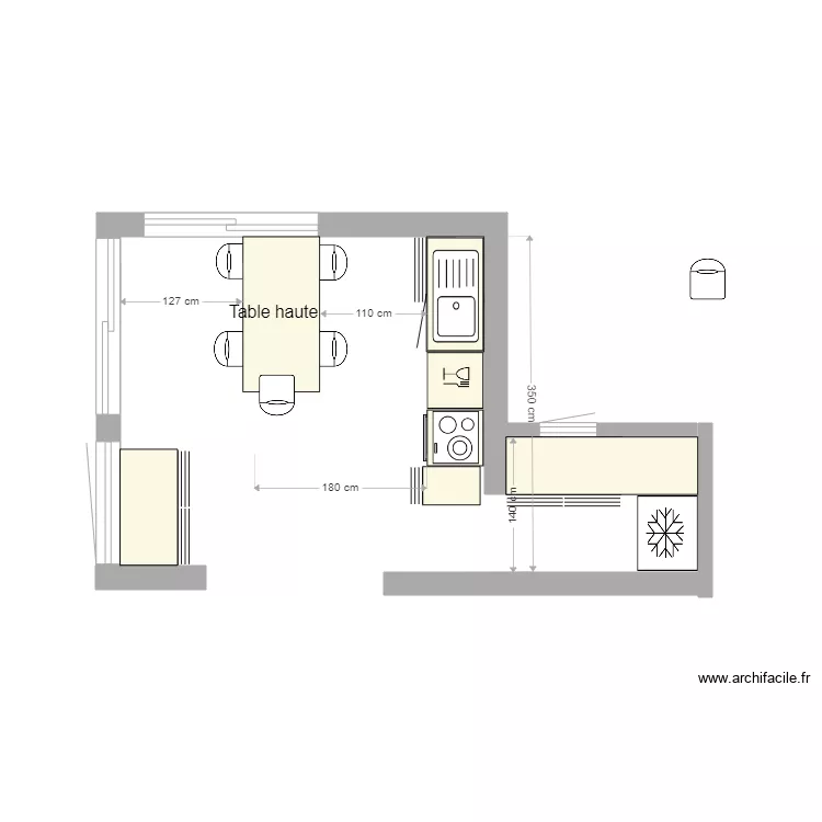 CUISINE BARAQUETTE 3. Plan de CUISINE BARAQUETTE 3. Plan de