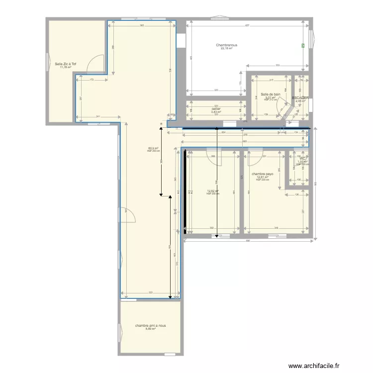 maison a nous. Plan de 