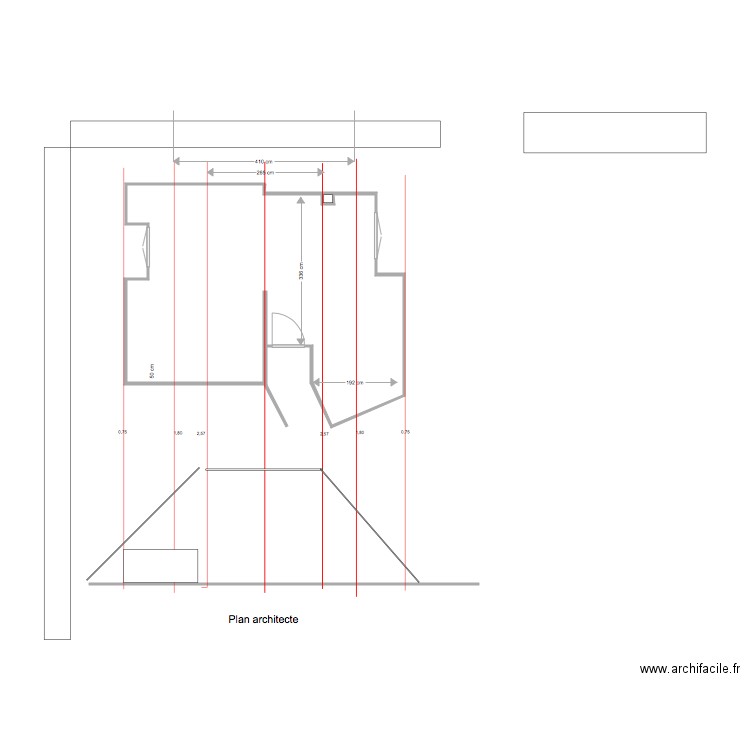 plan architecte 13 05 18. Plan de 0 pièce et 0 m2