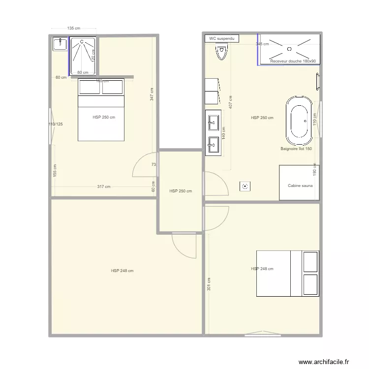 bouvet st hilaire. Plan de 