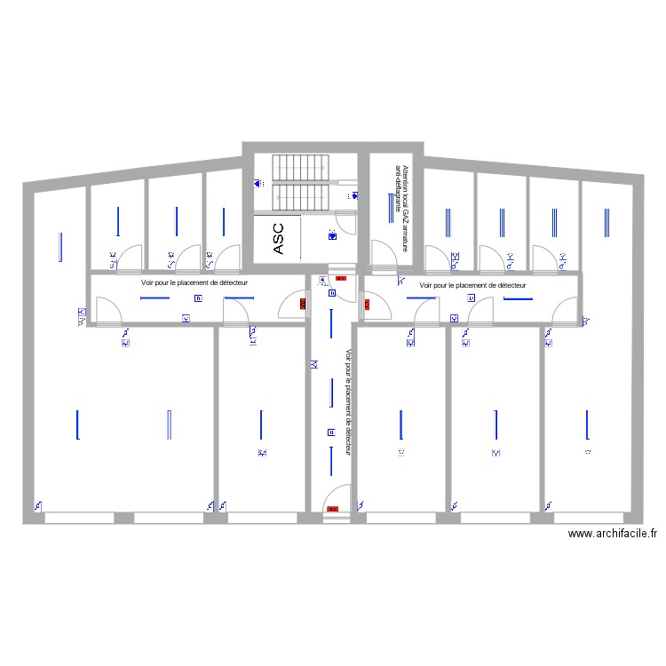 Patronage sous sol communs. Plan de 0 pièce et 0 m2