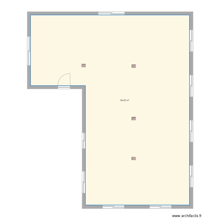 IMPLANTION REEL R1. Plan de 0 pièce et 0 m2