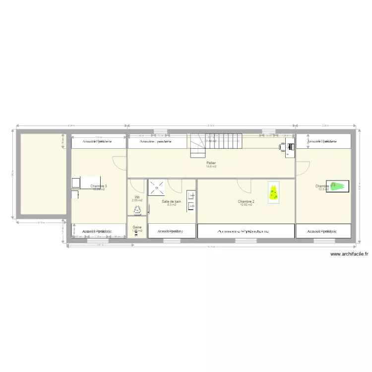 Maison futur RDC. Plan de 