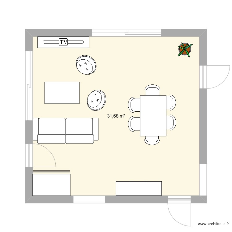 Maison Falvy. Plan de 0 pièce et 0 m2