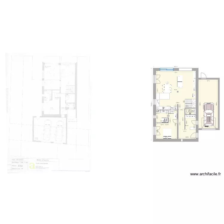 CogePlus version sans porche. Plan de CogePlus version sans porche. Plan de