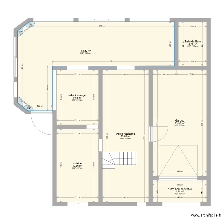 Maison bas projet. Plan de 0 pièce et 0 m2