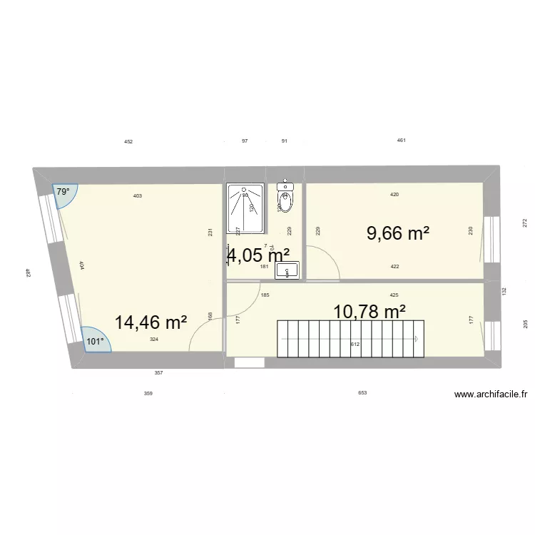 Plan de Vimy Etage. Plan de 