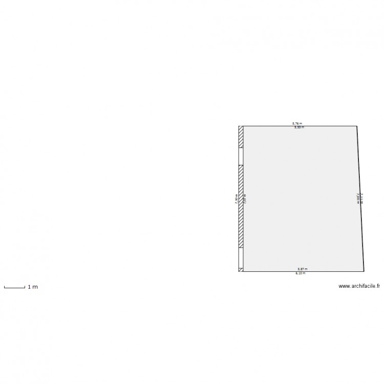 Maison 1. Plan de 0 pièce et 0 m2