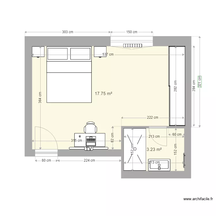 CH ETAGE. Plan de CH ETAGE. Plan de