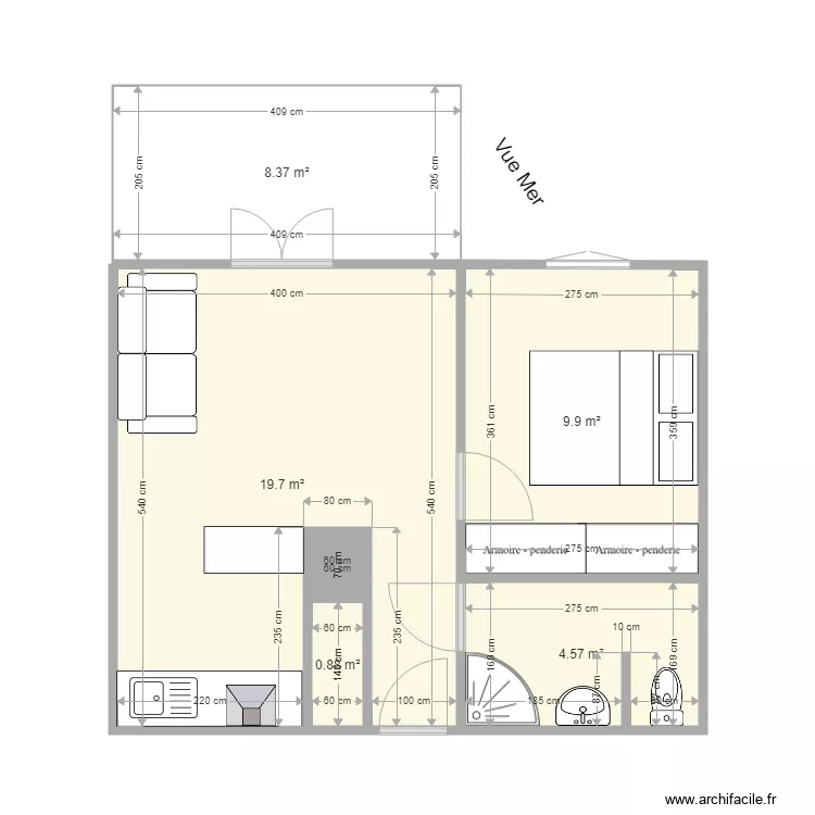Plan F2 Parc Lucie Lavezzi. Plan de Plan F2 Parc Lucie Lavezzi. Plan de