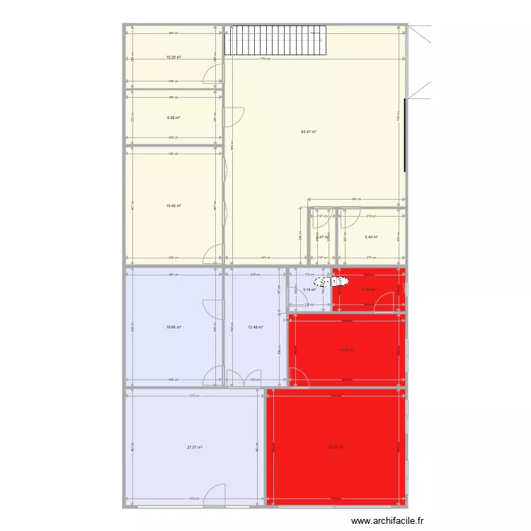 MOUDONG DECOUPAGE. Plan de 