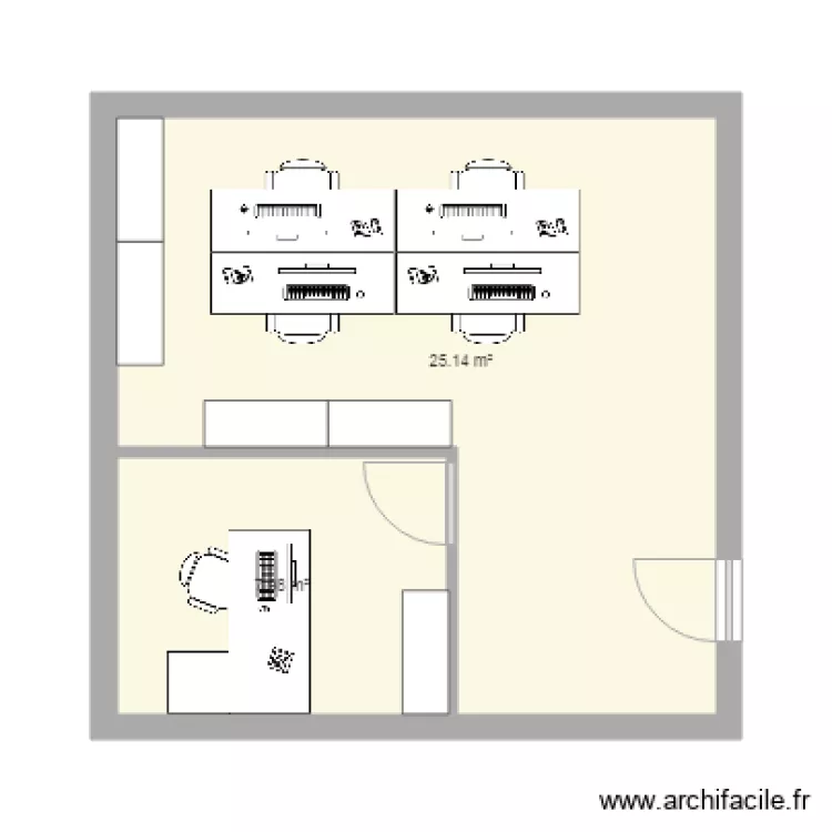 Plan bureau compta v2. Plan de 