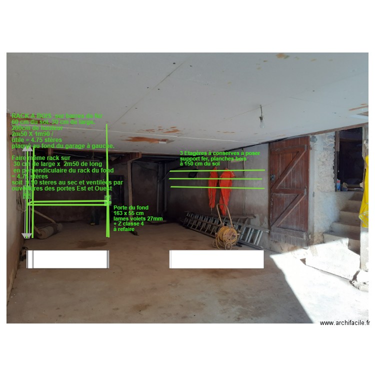 garage rack et étageres. Plan de 0 pièce et 0 m2