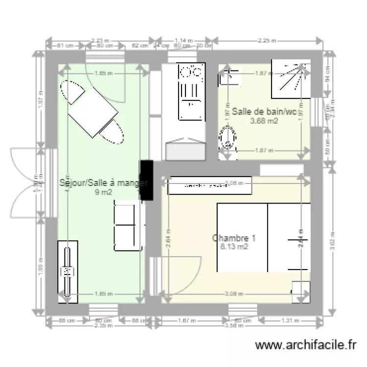 KAZAMICHAUX1. Plan de 