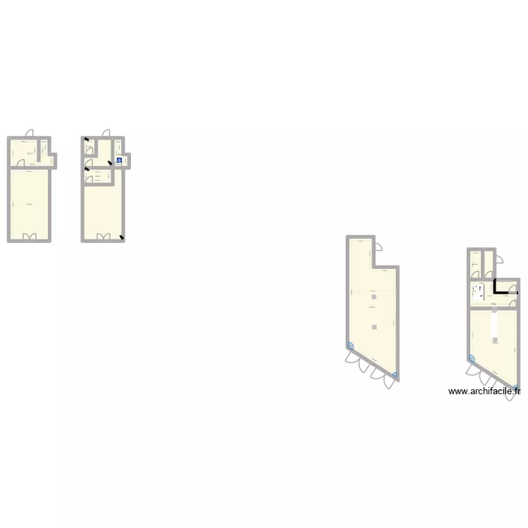 bon marche lemba. Plan de 9  et 174 m²