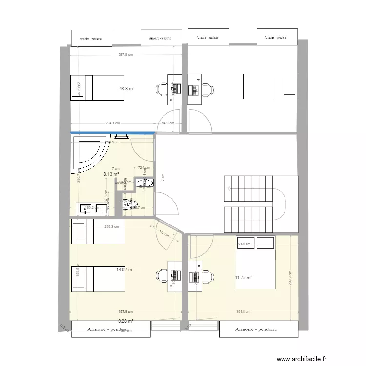 2 etage. Plan de 