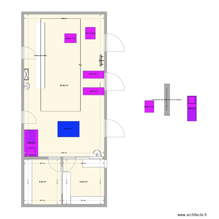 salle rééduc. Plan de 0 pièce et 0 m2