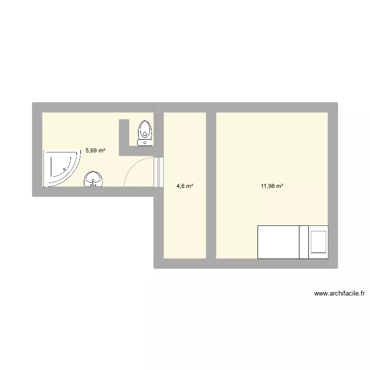Mon apartment . Plan de 