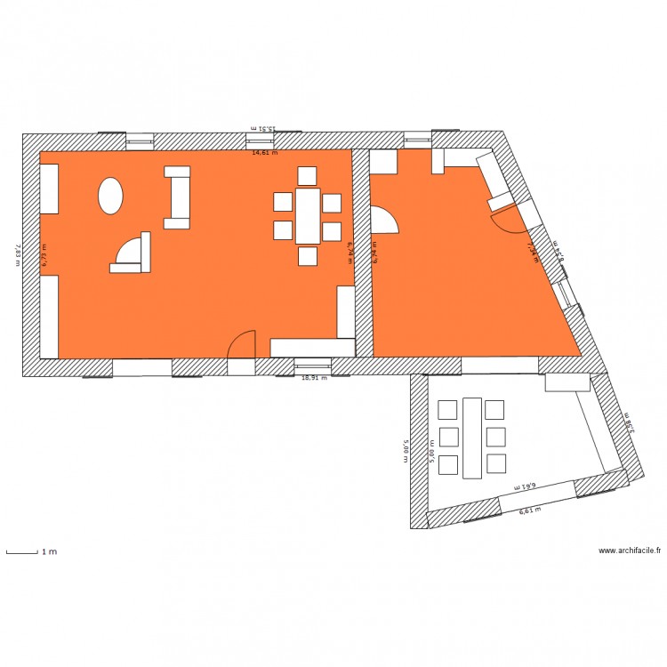 archaud. Plan de 0 pièce et 0 m2