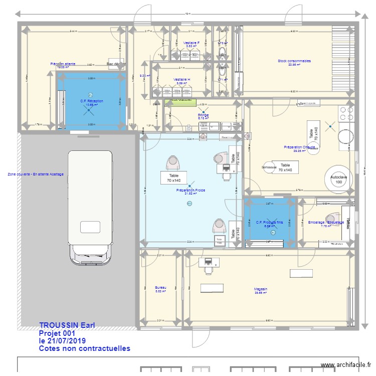 Troussin 001. Plan de 0 pièce et 0 m2