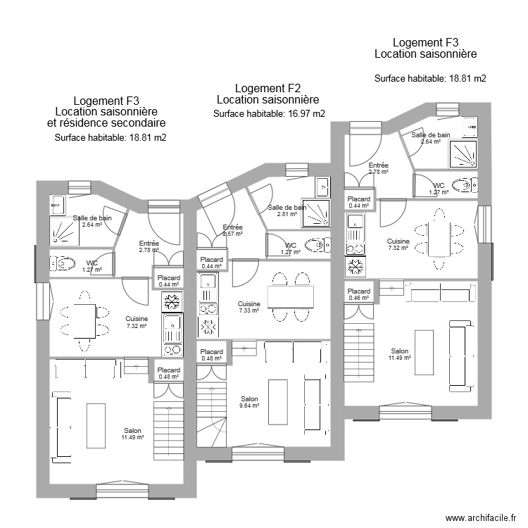 cccc. Plan de 0 pièce et 0 m2