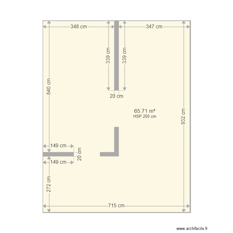 Plan 1 cave . Plan de 0 pièce et 0 m2