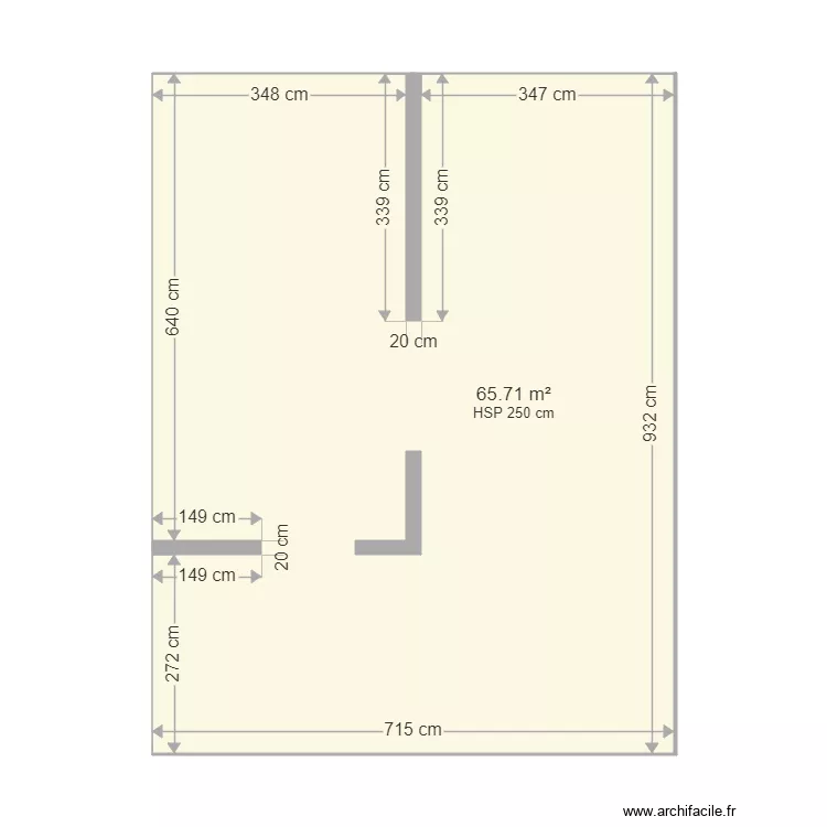 Plan 1 cave . Plan de 