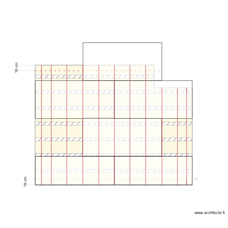 Faux plafond cuisine. Plan de 0 pièce et 0 m2