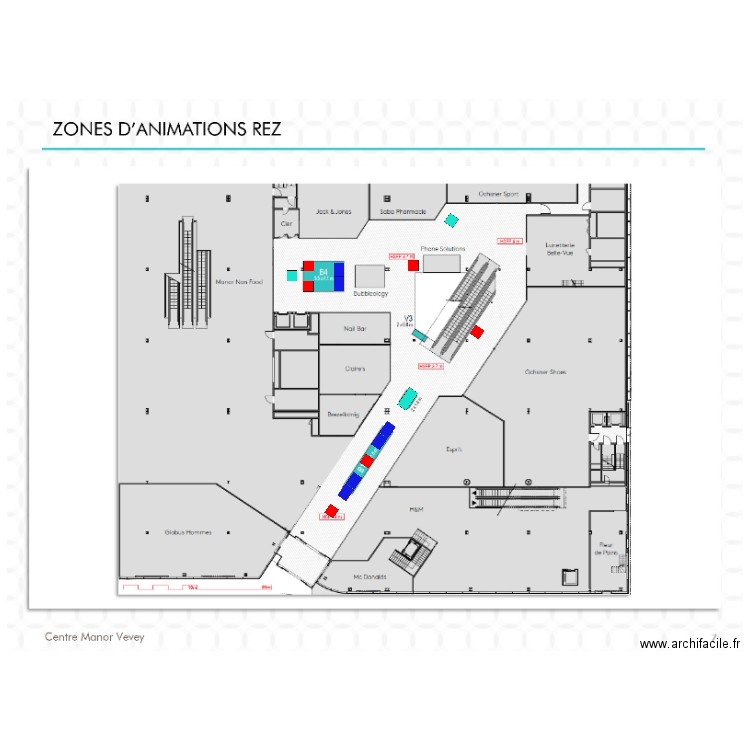 Vevey Rez Variante 3. Plan de 0 pièce et 0 m2