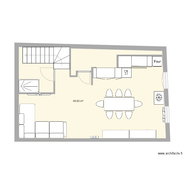 Maison. Plan de 0 pièce et 0 m2