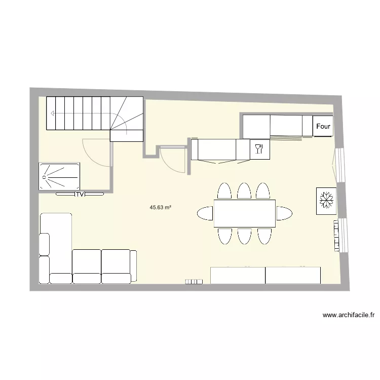 Maison. Plan de Maison. Plan de