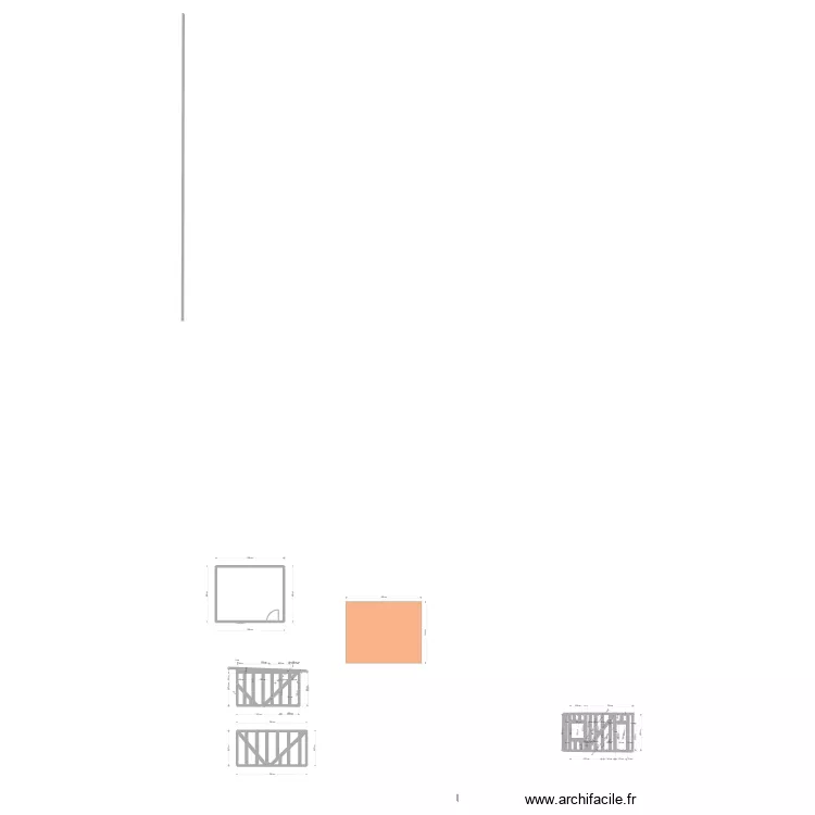 CABANE JARDIN SAINT AUBIN . Plan de 