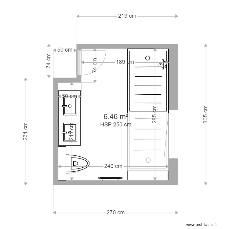 salle de bain yuumie 4. Plan de 0 pièce et 0 m2