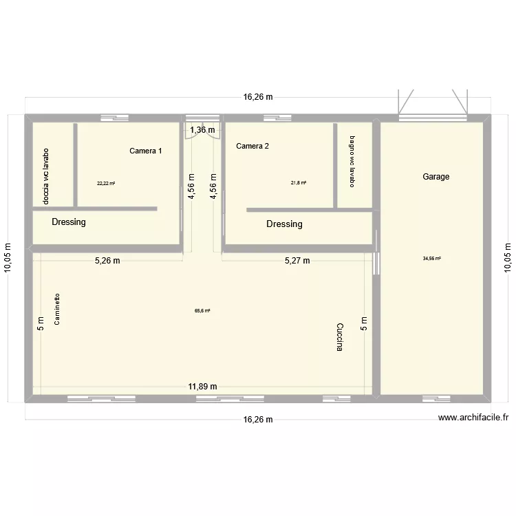 rdc san vero mai26ok. Plan de 4  et 144 m²