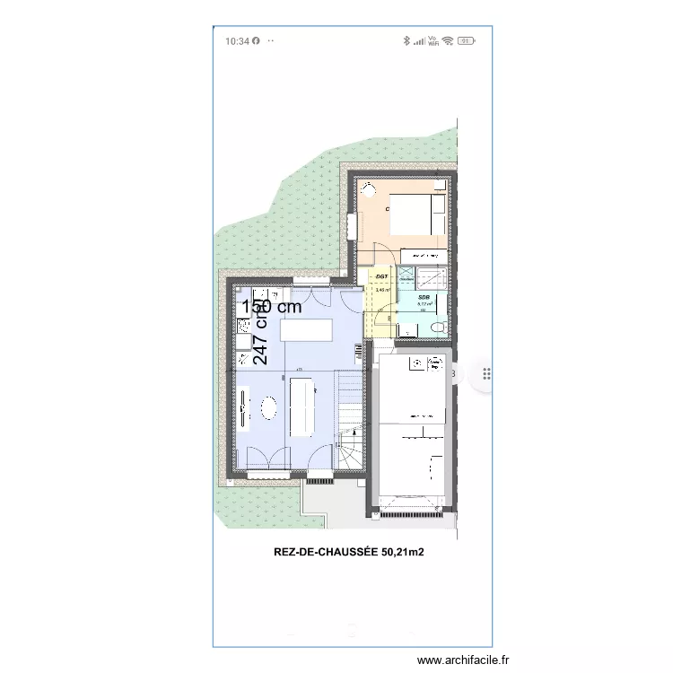 Plan Saint Quay Perros. Plan de 