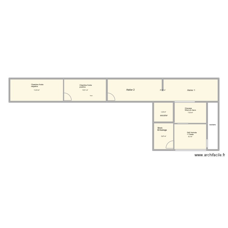 Didier Plazza 2. Plan de 7 pièces et 78 m2