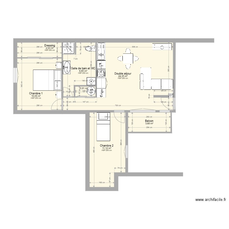 1er étage Boulogne Sol 2. Plan de 0 pièce et 0 m2