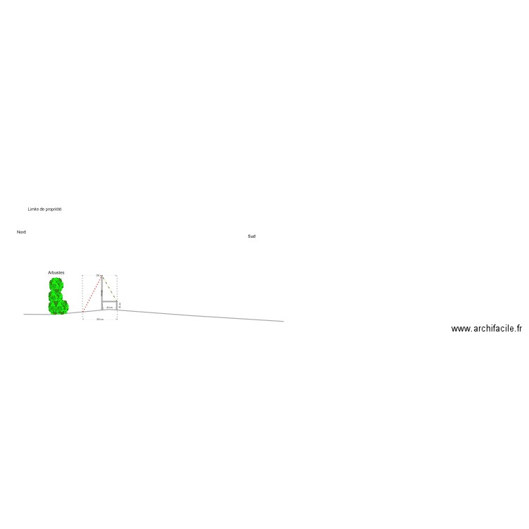 Vue en coupe AB PV. Plan de 0 pièce et 0 m2