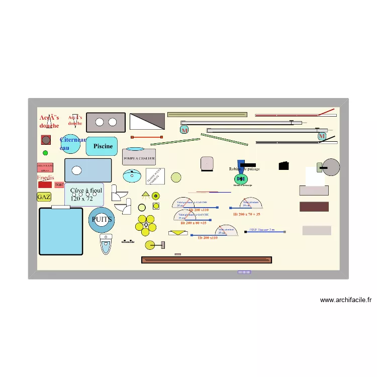 OBJETS 1 Louis. Plan de 