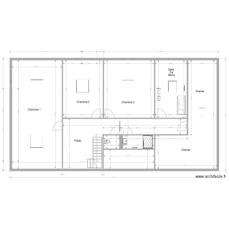 Etage BRIEC 4. Plan de 0 pièce et 0 m2