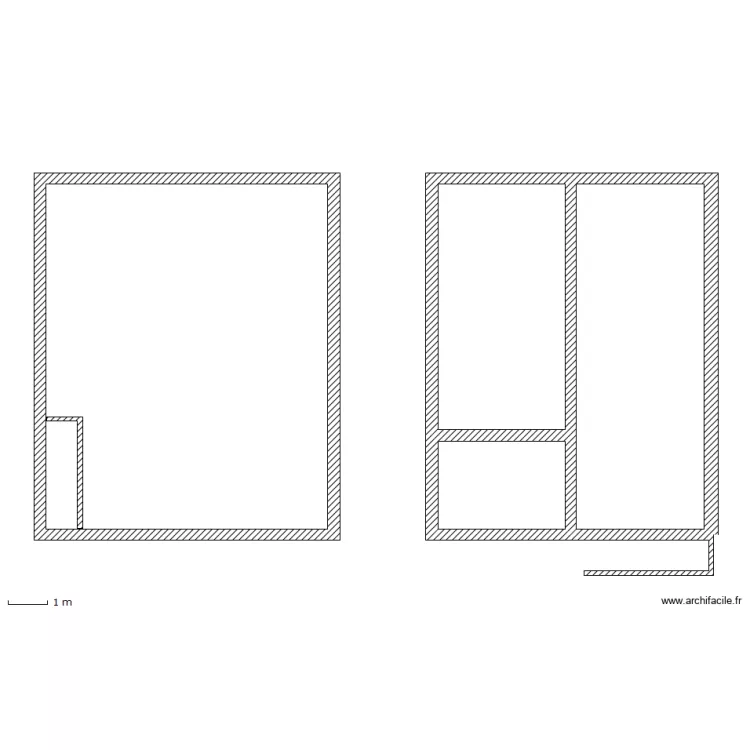Cave et grenier NICO. Plan de 